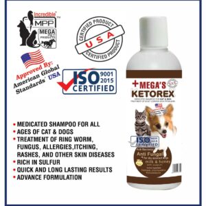 Mega ketorex shampoo